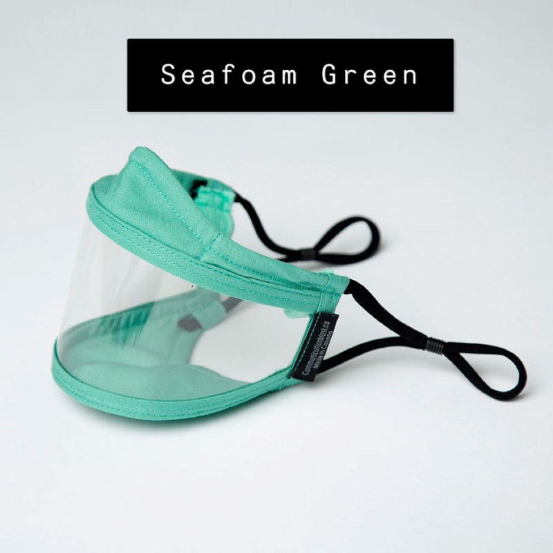 Youth Communication Mask /Clear Face Mask with 2 Layers of Cotton with Middle Polypropylene Filter Layer.