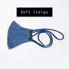 Adult Ear Friendly Cotton Mask 3 Layers with Polypropylene Middle Layer / Add 7 or more to your cart and save 20%