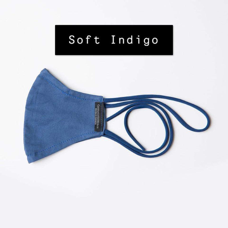 Adult Ear Friendly Cotton Mask 3 Layers with Polypropylene Middle Layer / Add 7 or more to your cart and save 20%