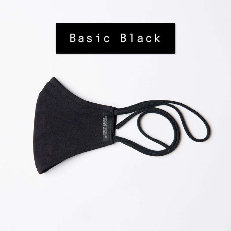 Adult Ear Friendly Cotton Mask 3 Layers with Polypropylene Middle Layer / Add 7 or more to your cart and save 20%